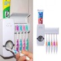 Дозатор автоматичної зубної пасти Toothpaste Dispenser з тримачем зубних щіток Toothbrush holder