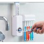 Дозатор автоматичної зубної пасти Toothpaste Dispenser з тримачем зубних щіток Toothbrush holder