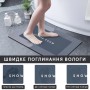 Прочный влагостойкий коврик для ванны Shower Room 40х60 см Серый, Синий, Розовый, Зеленый, коричневый