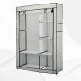 Тканинна шафа складана STORAGE WARDROBE KM-105 на 2 секції (106х45х170 см), органайзер для одягу