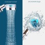 Водоощадна воронка-насадка для душу Turbocharged shower head з функцією стоп і обертанням на 360°