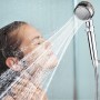 Водоощадна воронка-насадка для душу Turbocharged shower head з функцією стоп і обертанням на 360°