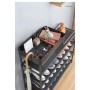 Стелаж для взуття Shoe rack BLACK Полиця для взуття-08-02, Метал, 60х18.5х78.5 см