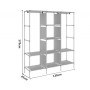 Складана каркасна тканинна шафа Storage Wardrobe 88130, шафа на три секції 130*45*175