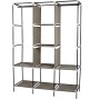 Складана каркасна тканинна шафа Storage Wardrobe 88130, шафа на три секції 130*45*175