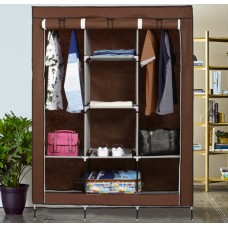 Складана каркасна тканинна шафа Storage Wardrobe 88130, шафа на три секції 130*45*175