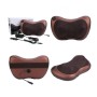 Массажная подушка MASSAGE PILLOW QY-8028 инфракрасный роликовий массажер для шеи и спины 8 массажных ролика
