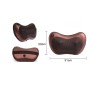 Массажная подушка MASSAGE PILLOW QY-8028 инфракрасный роликовий массажер для шеи и спины 8 массажных ролика