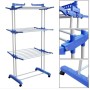 Многоярусная сушилка для белья, вещей, одежды Garment rack with wheels складная