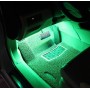 Cветодиодная RGB лента для подсветки салона автомобиля с пультом ДУ 4 шт по 18 лед ELITE LUX EL-1228