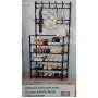 Універсальний вішак для одягу New simple floor clothes rack size 60X29.5X151 см Чорний
