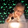 Светящийся в темноте плед одеяло BLANKET Розовый цвет 120х165 см плюшевое покрывало со звездами день/ночь