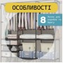 Підлогова вішалка з полицями для одягу RD-9007 чорна 3 секції
