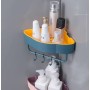 Полка угловая для ванной Corner storage rack | Пластиковая настенная полка в ванную комнату