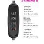 Ультрафиолетовая лампа для растений j22wl-03 LED LIGHT Полный спектр 3 головы LED