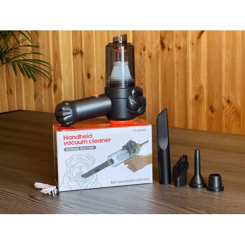 Автомобільний портативний бездротовий акумуляторний пилосос 2 in1 Vacuum cleaner ЧОРНИЙ LY-597