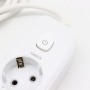 Удлинитель на 4 розетки +2USB,Type-c, 2м, Q603 Белый / Сетевой удлинитель / Переноска розетка / Сетевой фильтр