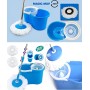Універсальна швабра з відтискачем-центрифугою та відром Easy Mop "Кругла Швабра"