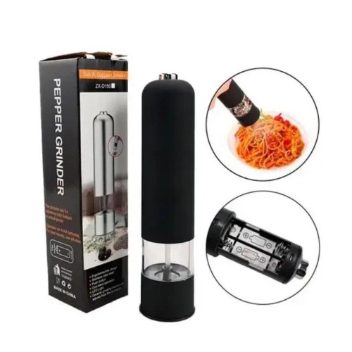 Електричний млин для спецій salt and pepper mills black salemarket