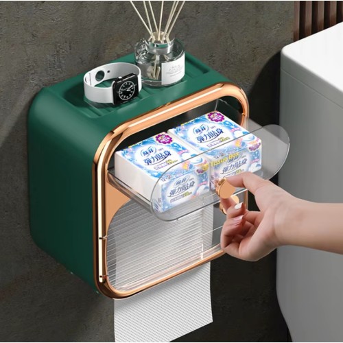 Тримач для туалетного паперу Toilet Paper Holder GREEN Стильний і практичний аксесуар для ванної кімнати