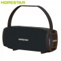 Портативная акустическая стерео колонка Hopestar H24 Pro (Bluetooth, MP3, FM, AUX, Mic, LED) Чёрный