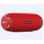 Портативная акустическая стерео колонка Hopestar H48 (Bluetooth, MP3, FM, AUX, Mic, LED) Красная