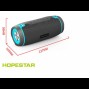 Портативная Bluetooth колонка Hopestar H45 Party ФМ, MP3, USB Серая с синим